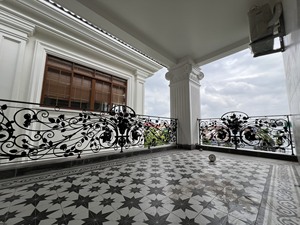 Valla de Hierro Forjado Galvanizada con Recubrimiento en Polvo, Ecológica, Duradera, Ornamental, Estilo Europeo para Diseño de Jardín y Hogar, Modelado 3D - Product Image 4