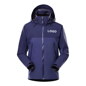 Outdoor Hiking Winter Blouson Canvas Zipper Waterproof Breathable Lightweight Windbreaker Plus Size Unisex - Product Image 4