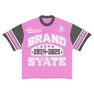 High Quality Striped Reactive Dye Printed Soft Cotton Summer <b>Set</b> Customized Logo Printed Print Relaxed Fit Summer Shorts Lounge - Product Image 3