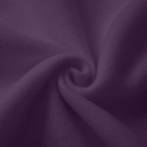 Sudadera con Capucha Unisex Morada con Cierre, Manga Larga, Corte Holgado, Color Sólido, Informal, con Bolsillos Delanteros, Tejido Francés - Product Image 6