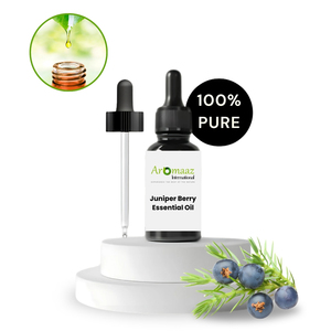 Huile essentielle de baies de genévrier Aromaaz International 100% pure, distillée à la vapeur, pour tous types de peau - Product Image 2
