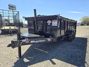 Remolque Volquete Hillcrest 7x16 de 2026 con Elevación Telescópica y Laterales de 40″, Capacidad de 17.6K, en Venta - Product Image 2