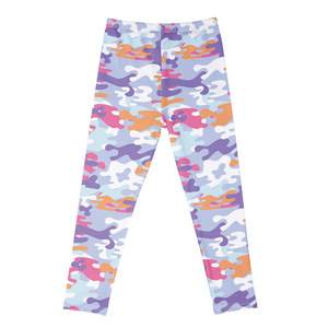 Pantalones OEM 2026 personalizados con estampado lindo, elásticos, de rayas dulces, de seda de leche, estampados hasta el tobillo - Product Image 5