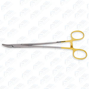 Portaagujas Heaney de 8 Pulgadas (20 cm) de Alta Calidad, con Mordazas Curvas, Mango de Anillo y Insertos de Trinquete, Fuente de Alimentación Manual - Product Image 6