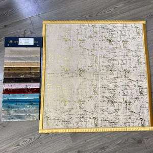 ผ้าคลุมโซฟาผ้ากำมะหยี่แบบฟอยล์ผ้าคลุมโซฟาสไตล์ยุโรปผ้าทอโพลีเอสเตอร์ระบายอากาศได้ - Product Image 3