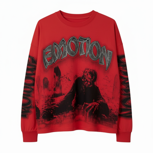 Heavyweight Men <b>Sweatshirt</b> Custom 100% Cotton 2026 <b>Retro</b> Loose Fit Crewneck Streetwear OEM Manufacturer - Product Image 1