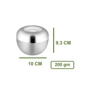 Juego de 3 recipientes temáticos de manzana de acero inoxidable para almacenamiento y contenedor de alimentos - Product Image 2