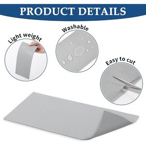 6 coussinets de protection en silicone pour presse à chaud, résistance aux hautes températures 536°F, tapis de presse en mousse double face pour papier et film de transfert à chaud - Product Image 3