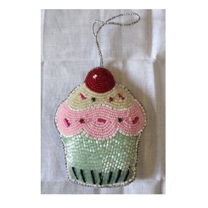 Glass Beaded Mushroom Keychain or <b>Bag</b> <b>Charm</b> Hold to Keys or <b>Bag</b> <b>Charm</b> Handmade Beaded Key Chains for Girls Gifted Accessory - Product Image 3