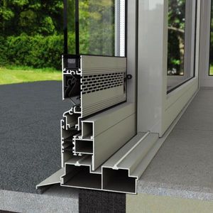 Système de clôture en alliage d'aluminium DX pour applications de portes et fenêtres HDLW-90/HDLW-120 Tempérisation T3-T8 Profilé en T personnalisable 7 jours - Product Image 1