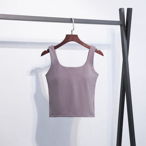 Women's Scoop Neck Solid Color <b>Knitted</b> <b>Tank</b> <b>Top</b> Breathable Spandex Polyester Minimalist Style Regular Length - Product Image 6