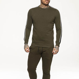 เสื้อสเวตเชิ้ตคอกลมทรงโอเวอร์ไซส์ผ้าคอตตอนผสมคุณภาพสูงแบบเรียบง่าย แห้งเร็ว รุ่นใหม่ล่าสุด ราคาโรงงาน - Product Image 6