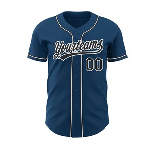 Hot Selling <b>Custom</b> Jersey Baseball <b>Softball</b> Sports Shirts Unisex Clothing Top Sublimated Embroidery Printed Breathable Quick Dry - Product Image 6