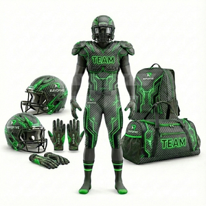 Uniformes de Fútbol Americano Personalizados con Bordado, Tela de Malla Premium, Diseño de Equipo Personalizado - Product Image 2