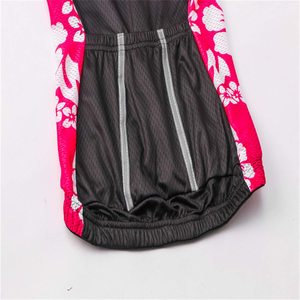 Uniforme de Ciclismo Sublimado para Mujer, Ropa de Ciclismo, Jersey de Manga Corta, Conjunto de Pantalones Cortos Reflectantes con 3 Bolsillos, Uniforme de Ciclismo Sublimado - Product Image 4