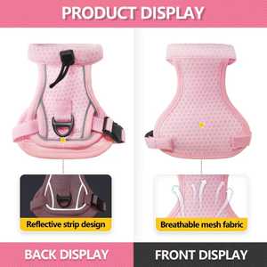 Harnais pour chat de haute qualité personnalisé OEM avec collier, style tactique, imperméable et harnais pour chien - Product Image 4