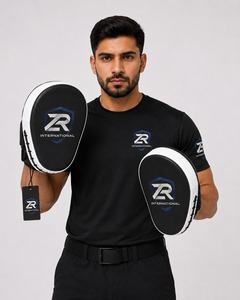 Almohadillas de Boxeo Curvas de Piel Sintética de Alta Calidad, Diseño Moderno, Directo de Fábrica, para Entrenamiento Profesional - Product Image 4