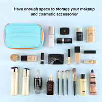 Pochette multifonctionnelle, sac de voyage, organisateur de maquillage, sac de rangement unisexe à fermeture éclair pour les essentiels quotidiens