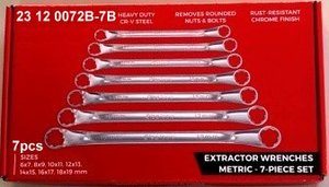 Llave extractora universal de doble boca hexagonal de 12 lados con desplazamiento de 45 grados - Product Image 5