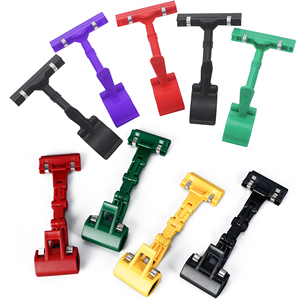 Free Sample Sign Clips Plastic Clear Pop Clips Sign Holder Price Tag Pop Clips for Grocery Store - Product Image 6