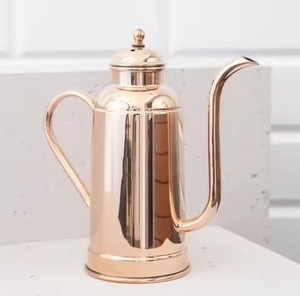 Elegant Craft Copper Jug Water Pitcher Pure Drinkware for Home Kitchen Dining <b>Table</b> - Product Image 1