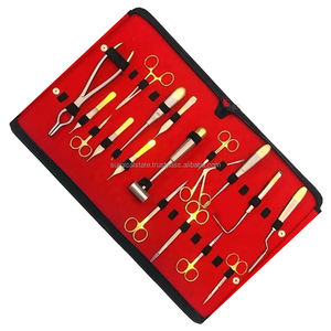 Kits de dissection pour étudiants avec source d'alimentation manuelle en acier inoxydable et matériau métallique pour base d'instruments chirurgicaux - Product Image 5