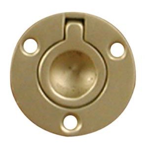 Poignées encastrées en laiton pour meubles avec anneau de levage affleurant, poignées pour armoires et trapèzes de bateaux, finition personnalisée, modèle SADBHI SE-50099, fabriqué en Inde - Product Image 4