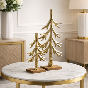 Décoration de Noël artisanale en fer, accent festif pour la maison, centre de table moderne en métal pour hôtels et événements - Product Image 3