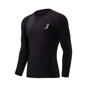 Nouveaux rashguards de fitness à séchage rapide, manches longues, coupe ajustée, en vente - Product Image 1
