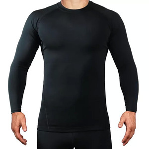 T-shirt de compression athlétique haut de gamme - Sous-vêtement de performance extensible dans les 4 sens pour hommes - Équipement de récupération et d'entraînement - Product Image 1