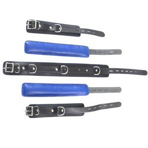 Frog Tie Leather Restraint Set for Wrist Ankle and <b>Thigh</b> Control - Product Image 3
