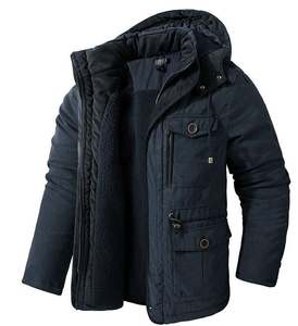 Parka rembourrée pour homme de haute qualité, vente en gros, taille personnalisée, imperméable, respirante, vêtements d'hiver pour homme, service OEM - Product Image 5