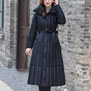 Veste d'hiver matelassée pour femme, fermeture éclair, manches longues, à capuche, respirante, couleur personnalisée, service OEM - Product Image 2