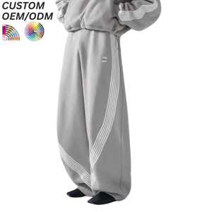 Pantalones Deportivos Holgados y Transpirables para Hombre, Tallas Grandes, 100% Algodón, Verano, Casuales, Estampados, con Logotipo Personalizado, Soporte OEM/ODM para Marca - Product Image 3