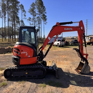 Mini-excavatrice hydraulique Kubota U55 4 d'occasion, moteur haute performance pour les travaux de terrassement et de construction - Product Image 3