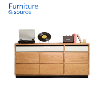 Gabinete de madera maciza de estilo moderno de lujo ligero Soluciones de almacenamiento de oficina duraderas de la fábrica de muebles de Vietnam para uso en la sala de estar - Product Image 1