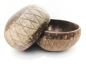 Vaisselle jetable écologique du Vietnam, design classique poli, bols en coquille de noix de coco fabriqués à partir de coquilles de coco - Product Image 5