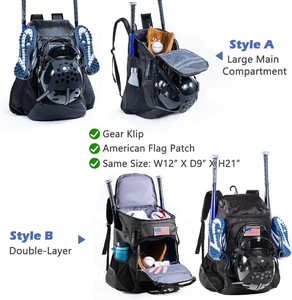 Bolsa de Béisbol Personalizada con Logotipo Impreso Directo de Fábrica, de Gran Capacidad, para Equipo de T-Ball y Sóftbol - Product Image 5