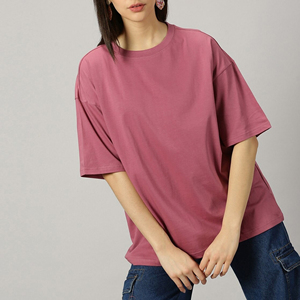 Camiseta de Manga Corta para Mujer, 100% Algodón Jersey, Corte Regular, Transpirable, para Verano, Diseño Personalizado OEM/ODM - Product Image 5