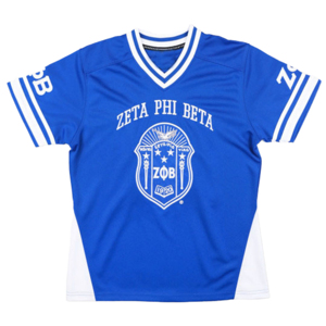 เสื้อฟุตบอลสีน้ำเงิน พิมพ์ลายแบบซับลิเมชั่น คอสูง แขนสั้น แถบคู่ แห้งเร็ว ผลิตจากโพลีเอสเตอร์ ชุดกีฬาสำหรับทีม - Product Image 1
