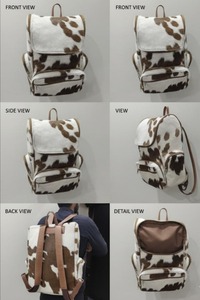 Mochila escolar de cuero vacuno genuino al por mayor, proveedor de logotipos personalizados OEM, bolsos de moda premium para estudiantes a un precio razonable - Product Image 6