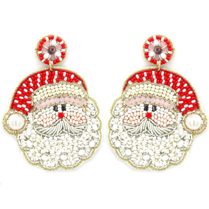 Guirlande de Noël brodée de perles, faite à la main, personnalisée, broderie perlée, cadeau de Noël par MULTI CRAFT - Product Image 3