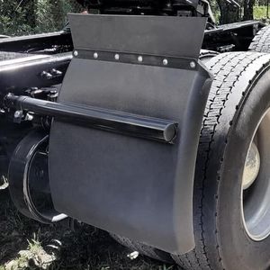 2 Pezzi Parafanghi Universali Neri da 24 Pollici in Acciaio Inossidabile per Camion, Parti di Carrozzeria per Camion - Product Image 6