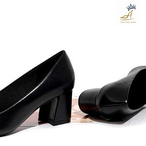 Elegantes Zapatos de Tacón Medio de 5 cm con Punta en Pico de Piel Sintética Satinada, Zapatos de Trabajo Suaves, Calzado de Oficina Sin Cordones para Mujer, Servicio ODM - Product Image 4