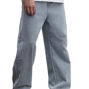 Jeans Baggy Homme Personnalisés Streetwear en Gros – Nouvelle Collection Denim Ample et Large de Haute Qualité pour Hommes – Tailles Variées - Product Image 1