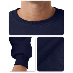 Sweat-shirt pour homme personnalisé, grande taille, nouvelle collection, haute qualité, coupe classique, hiver, 100% coton respirant, avec logo personnalisé - Product Image 6
