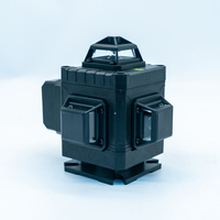 Niveau laser vert autonivelant 4x360 3 lignes 4D à croix, alimenté par batterie au lithium, garantie 1 an pour la construction (avec image)