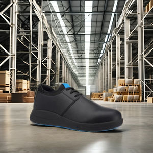 รองเท้านิ้วเท้าป้องกันการลื่นสวมใส่สบายระบายอากาศได้ดีและพื้นรองเท้ากันลื่นพร้อมพื้นรองเท้ายาง PU สำหรับทั้งสองเพศ - Product Image 1