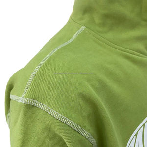 Ensemble de survêtement 2 pièces pour homme, personnalisé avec impression sérigraphique, 100% coton, écologique, respirant, sweat-shirt et pantalon de jogging, streetwear - Product Image 5