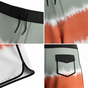 Pantalones Cortos de Lona Personalizados para Hombre, Cintura Elástica, Sólidos, Casuales, de Secado Rápido, Elásticos, para Playa, Gimnasio, Entrenamiento Híbrido - Product Image 4